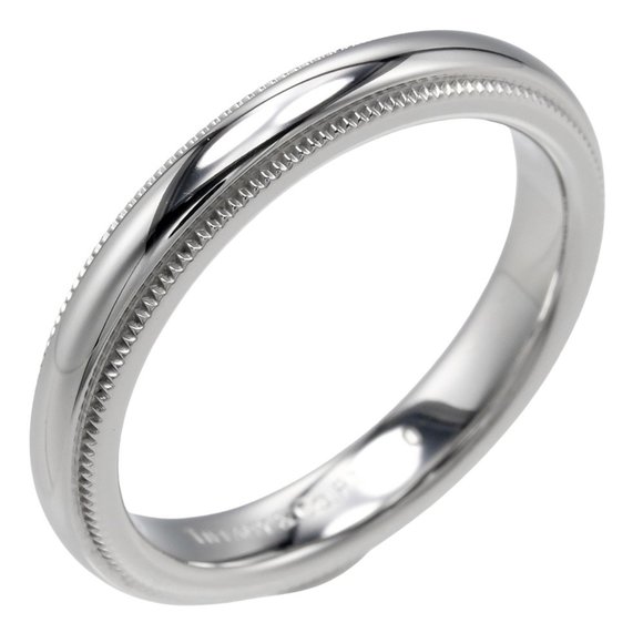 Tiffany & Co. | Jewelry | Tiffany Tiffanyco Together Milgrain 3mm Ring ...